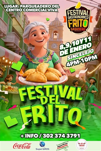 En Sincelejo te esperan en el Festival Del Frito Sabanero 2026 #EventoRecomendadoBLR | bahía linda Radio