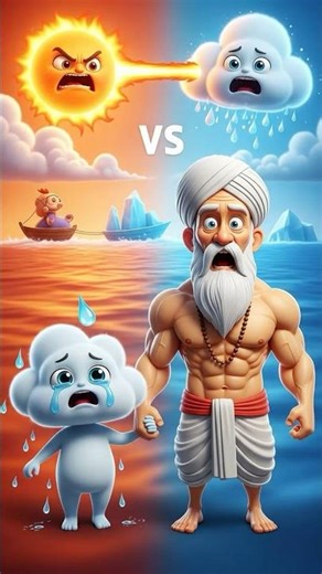 Angry Sun vs. Weeping Cloud! The Farmer's Funniest Saving Story 😂❄️🔥