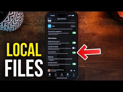 How to Add Local Files to Spotify on iPhone?