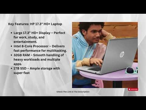 HP 17.3" HD+ Laptop Review | Intel 8-Core, 32GB RAM, 1TB SSD | Best Student & Business Laptop 2025