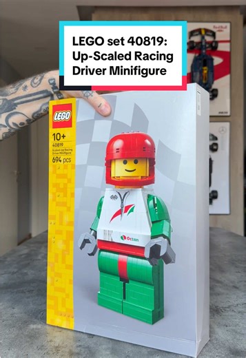 LEGO Up-Scaled Racing Driver Minifigure Review