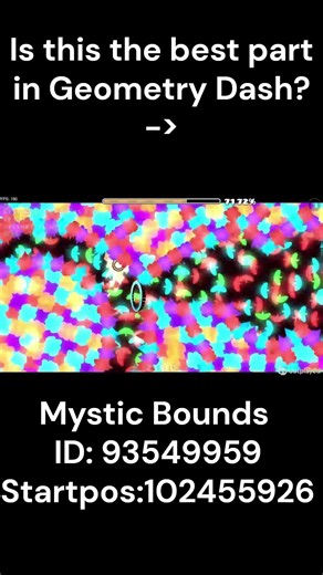 Is this the best part in Geometry Dash? #geometrydash