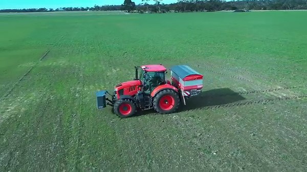1.6K views · 47 reactions | Spreading season is in full swing! The Kubota DSX-W GEOSPREAD iDC fertiliser spreader is the perfect combination with our M7 tractor for bulk spreading. During this demonstration the spreader was set to 36 metres while top dressing the pasture with urea. Key Features include: - Up to 4,575 litre hopper - Load Cells - Section Control with 1 metre sections - Full ISOBUS control Head to https://kubota.com.au/ for more information. | Kubota Australia | Facebook