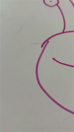 Slug Drawing #art #bugs #whiteboard