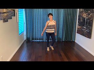 Texas Time line dance demonstration and tutorial by Stephie