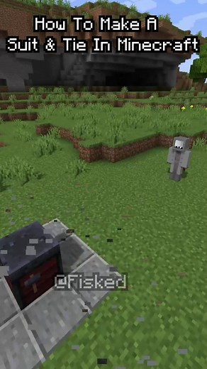 How To Make A Suit & Tie In Minecraft #minecraftbuilding #minecraft #minecrafttutorial