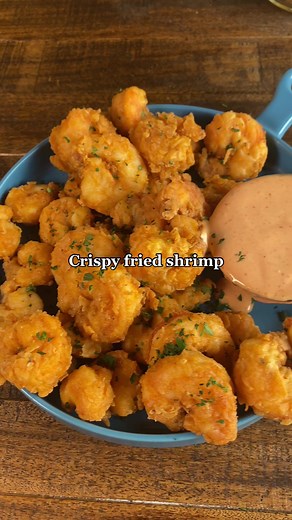 Crispy Fried Shrimp Recipe with Buffalo Sauce