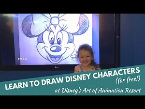 Drawing Lessons at Disney's Art of Animation Resort