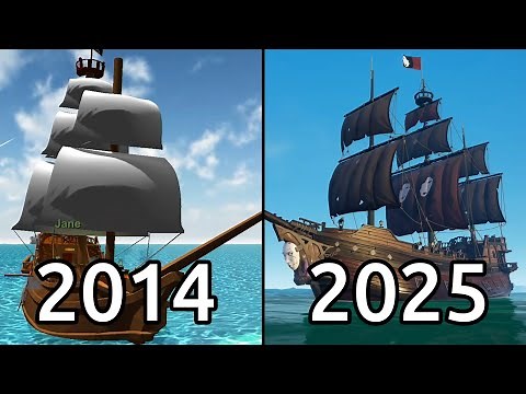 Evolution Of Sea of Thieves 2014-2025