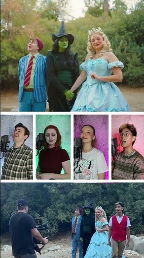 Over the rainbow 🌈😭 Have you seen the full medley? #elphaba #glinda #boq #fiyero #wicked #wizardofoz