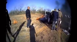 Body cam footage of burning vehicle rescue released