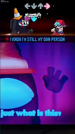 fnf defeat with lyrics comparison