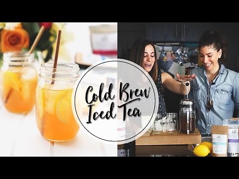 HOW TO MAKE COLD BREW TEA | Step-by-Step Tutorial