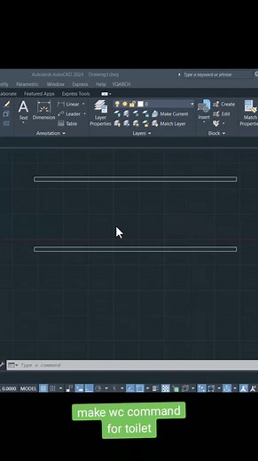 One-Click WC Command Tutorial for AutoCAD
