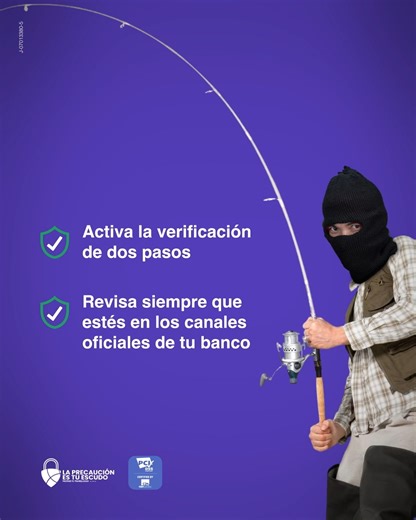 En el mundo digital, siempre hay quien busca 'pescar' tus datos 🎣. Por eso, te invitamos a cuidar tu información: protegerte a ti mismo es clave al resguardar tus datos personales. 🤳 Haz de tu seguridad una prioridad y mantén el control de tu vida digital. 🔒 #BanescoContigo #Ciberseguridad #ProtecciónDeDatos #SeguridadBancaria #venezuelaterritoriobera | Banesco Banco Universal