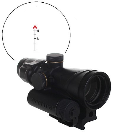 4X32 BROWE Tactical Optic 5.56mm Chevron Reticle (001)