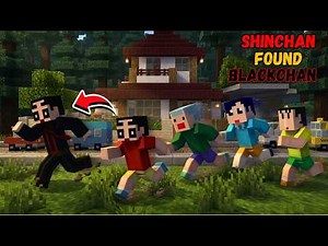 SHINCHAN Found Horror BLACKCHAN In Minecraft 😱😨