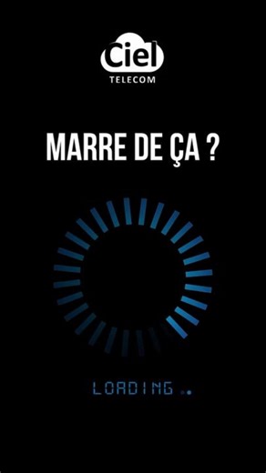 ⚡️Encore des coupures internet chez vous ? Vous perdez du temps… et de l'argent. 📉 Page qui charge trop lentement 📞 Appels en visio qui plantent 😡 Téléchargements interminables 💼 Problèmes de connexion au boulot ou en visio 📺 Streaming qui rame sans cesse Il est temps de passer à autre chose. ✅ Fibre optique ultra rapide ✅ Connexion stable et fiable ✅ Pour pros & particuliers ✅ Réseau national, service client basé en France ✅ Installation rapide, sans tracas Avec Ciel Telecom, profitez du t