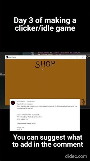 Day 3 of making my own game#shorts #coding #gamemaker