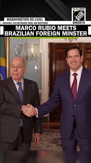 US Secy of State Rubio meets Brazilian Foreign Minister Vieira