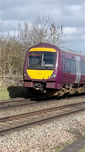 E.M.R class 170 TURBOSTAR passes Attenborough junction