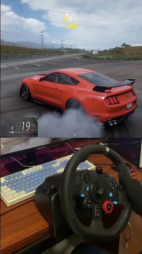 Shelby GT500 Burnout | Forza Horizon 5 😱 Insane Muscle Power + Smoke Show! 🔥