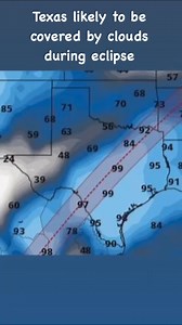 84K views · 229 reactions | TEXAS SOLAR ECLIPSE FORECAST (Valid 10 AM...