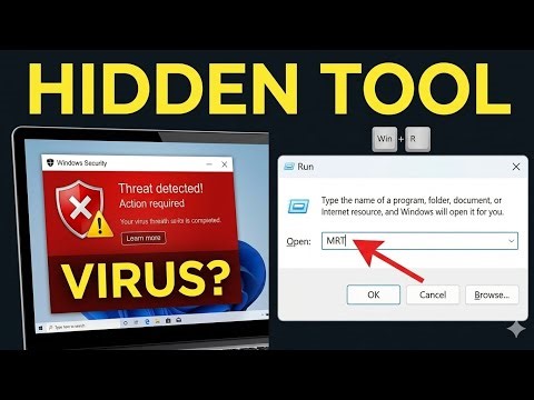 99% लोग नहीं जानते Windows का ये Hidden Tool! MRT से 2 मिनट में Virus Remove | No Antivirus Needed