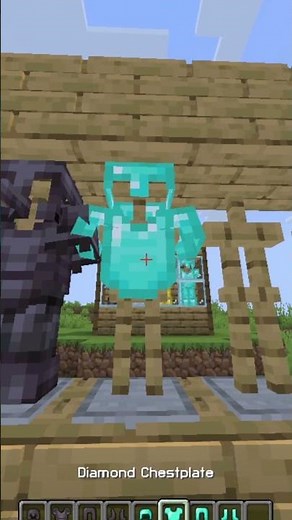 Best Armor Changer Room Setup ⚡|| Minecraft Showcase #minecraft #shorts