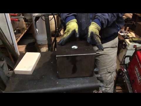 How to build a single burner propane forge for blacksmithing