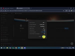 How To Export Notion Page As PDF
