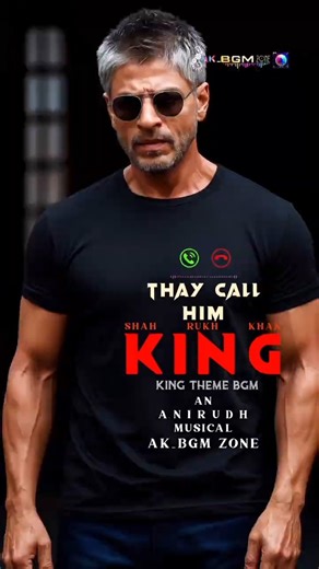 Shah Rukh Khan " king" 👑 movie title teaser bgm #shahrukh #srk #bollywood #status #viralvideo #bgm