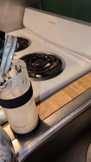 Here's the quick eggnog cream coffee with my awesome ninja coffee machine frother. I had to be quick because my toddler was getting wild 😜 This is sooo good. Perfect amount. ☕🥚🥛 | Christa Marie