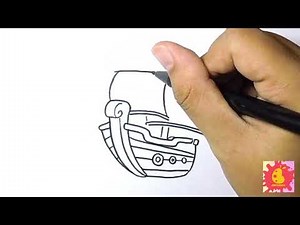 How to Draw pirate ship