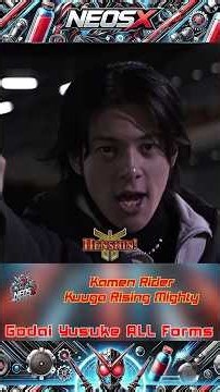 Godai Yusuke ALL Forms #kamenrider #kuuga #mighty #dragon #pegasus #titan #ultimate #amazong
