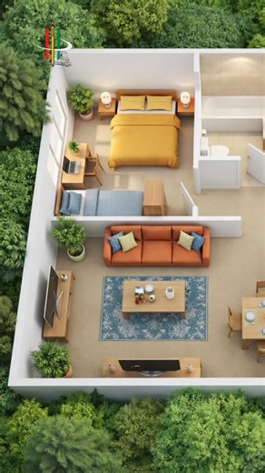 Modern Two Bedroom Apartment | 3D Floor Plan Design Walkthrough Explore a modern two bedroom apartment 3D floor plan designed for comfort, functionality, and smart space planning. This layout is perfect for real estate listings, apartment marketing, and home design inspiration. Looking for professional 2D or 3D floor plans for your property? Send a DM to get started. #3DFloorPlan #TwoBedroomApartment #ApartmentDesign #ModernFloorPlan #RealEstateMarketing #PropertyVisualization #HomeLayout #Inter