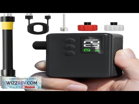 Mini Bike Tire Air Pump: Fast Inflate Portable Small Bicycle Electric Pump