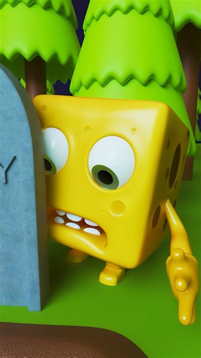 Cheesy Adventures Co. on Instagram: "Cheesy’s Midnight Zombie! Minecraft Surprise with Pizza 🧀🌙🧟‍♂️😂"