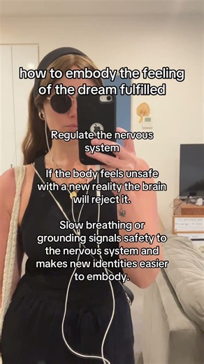 assume the identity of the person who already has it🧚🏼‍♀️ #manifest #lawofassumption #selfconcept