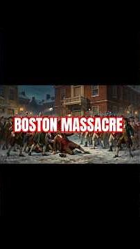 BOSTON MASSACRE #history #historyfacts #americanhistory #revolutionarywar