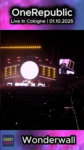 OneRepublic - Wonderwall (Oasis) [Live In Cologne, 01.10.2025] #onerepublic #wonderwall #oasis