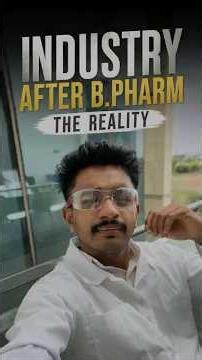 Pharma Industry Jobs after B.Pharm| Salary and Roles| B.Pharm scope