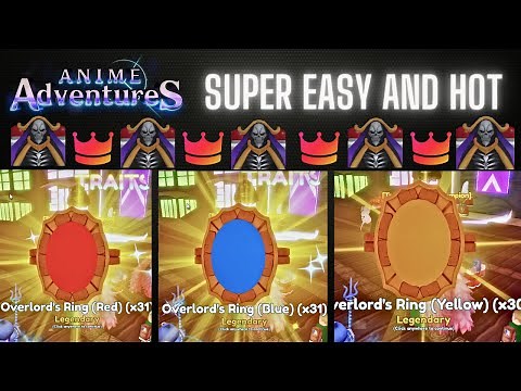 HOW TO *AFK* GRIND OVERLORD LEGEND STAGES IN ANIME ADVENTURES