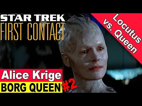 Star Trek:First Contact - Locutus vs Borg Queen (Alice Krige)
