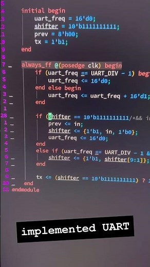 building a CPU for my own instruction set architecture #tech #programming #hardware #uart #serial