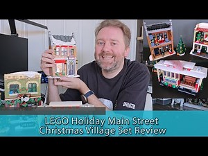 LEGO Holiday Main Street Christmas Village Set Review | Building the Ultimate Christmas Scene!
