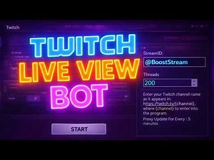 TWITCH VIEW BOT | TWITCH VIEWER BOT 2026 | TWITCH LIVE VIEW BOT