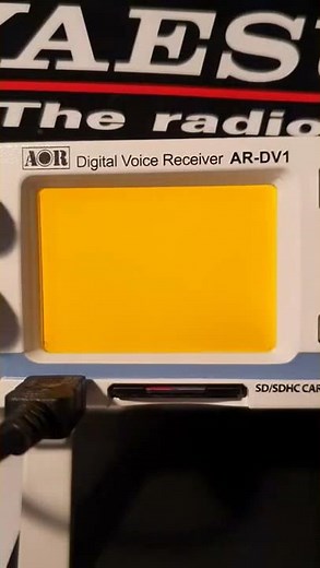 TETRA Update AOR AR-DV1 Digital Voice Receiver
