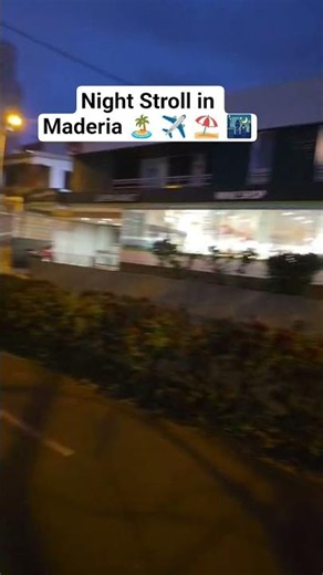 Walking Into Funchal's Glowing Streets #madeira #nightlife