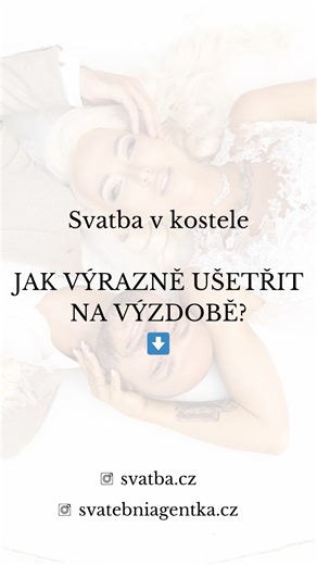Svatba v kostele? Tenhle tip svatební agentky ti poradí, JAK VÝRAZNĚ UŠETŘIT NA VÝZDOBĚ!  ✨Sleduj 366 tipů svatební koordinátorky Janči ze @svatebniagentka.cz - koordinátorky s praxí od roku 2005! 殺 Tip si ulož a zítra sleduj další! 珞 #svatba #snoubenci #svatebniinspirace #svatebnikoordinatorka #svatebnimisto #svatebniinspirace #inspirace #bride #wedding #tip #tipy #svatebnitipy | Svatba.cz | Facebook